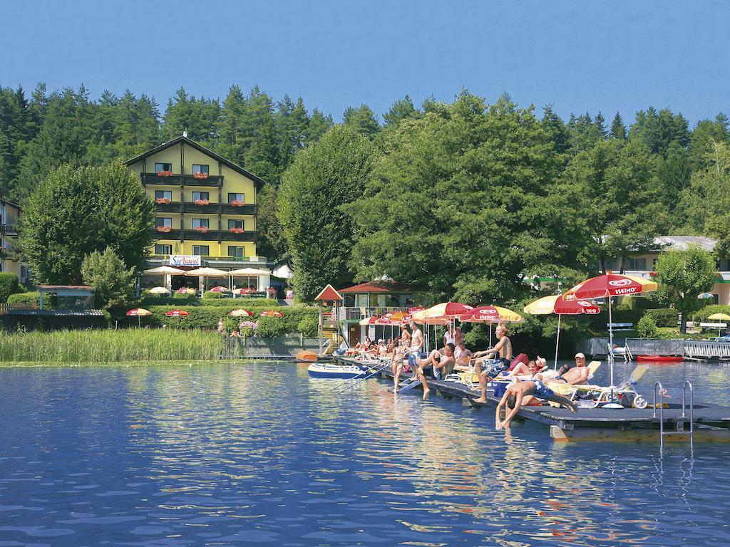 Strandpension Seejuwel Sankt Kanzian am Klopeiner See Kültér fotó